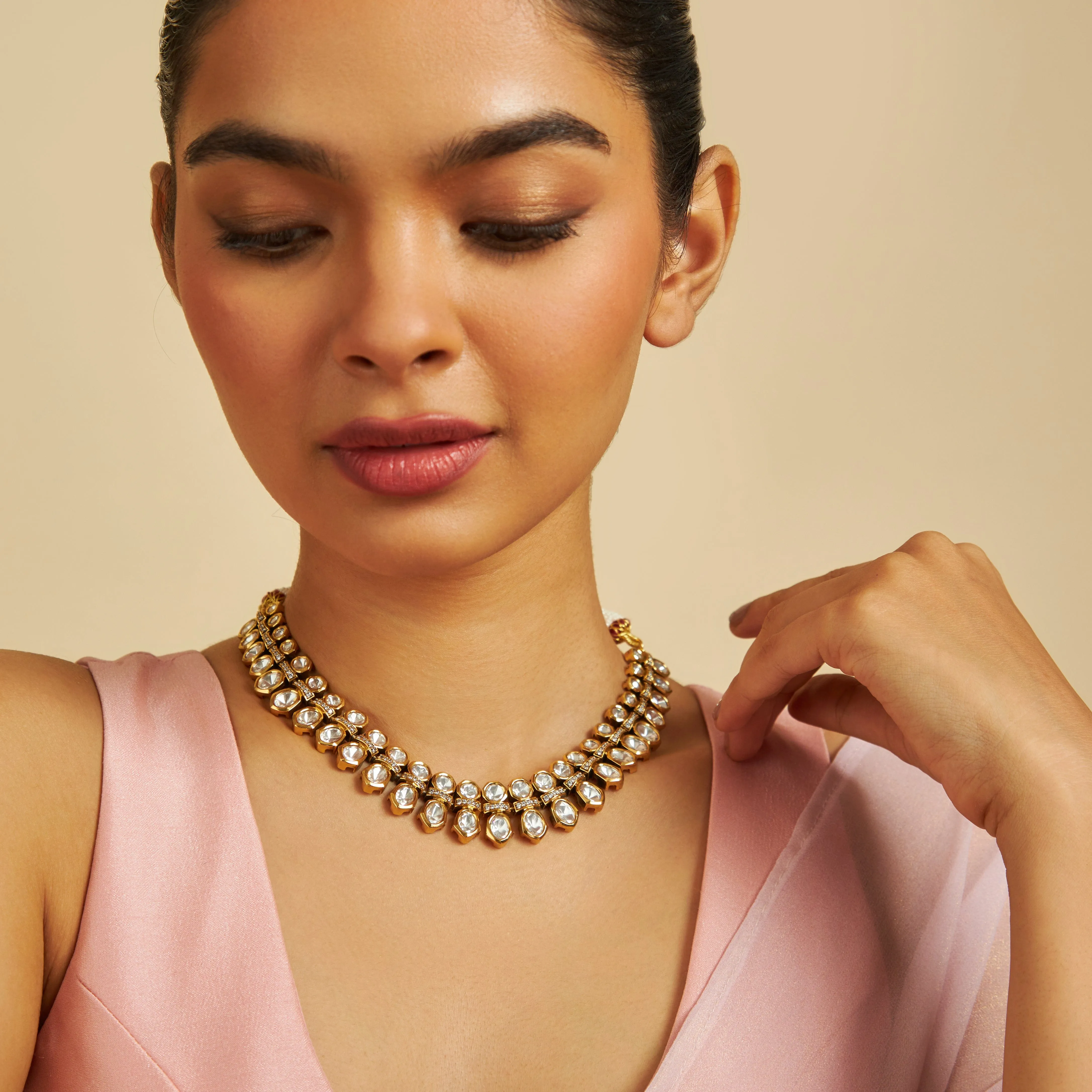 Kundan Necklace 169664