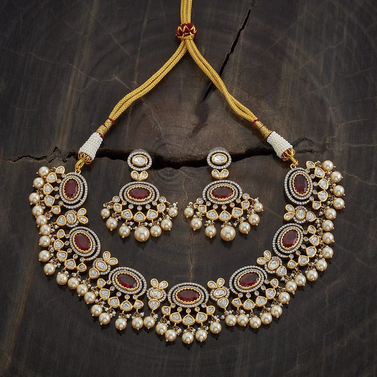 Kundan Necklace 173034