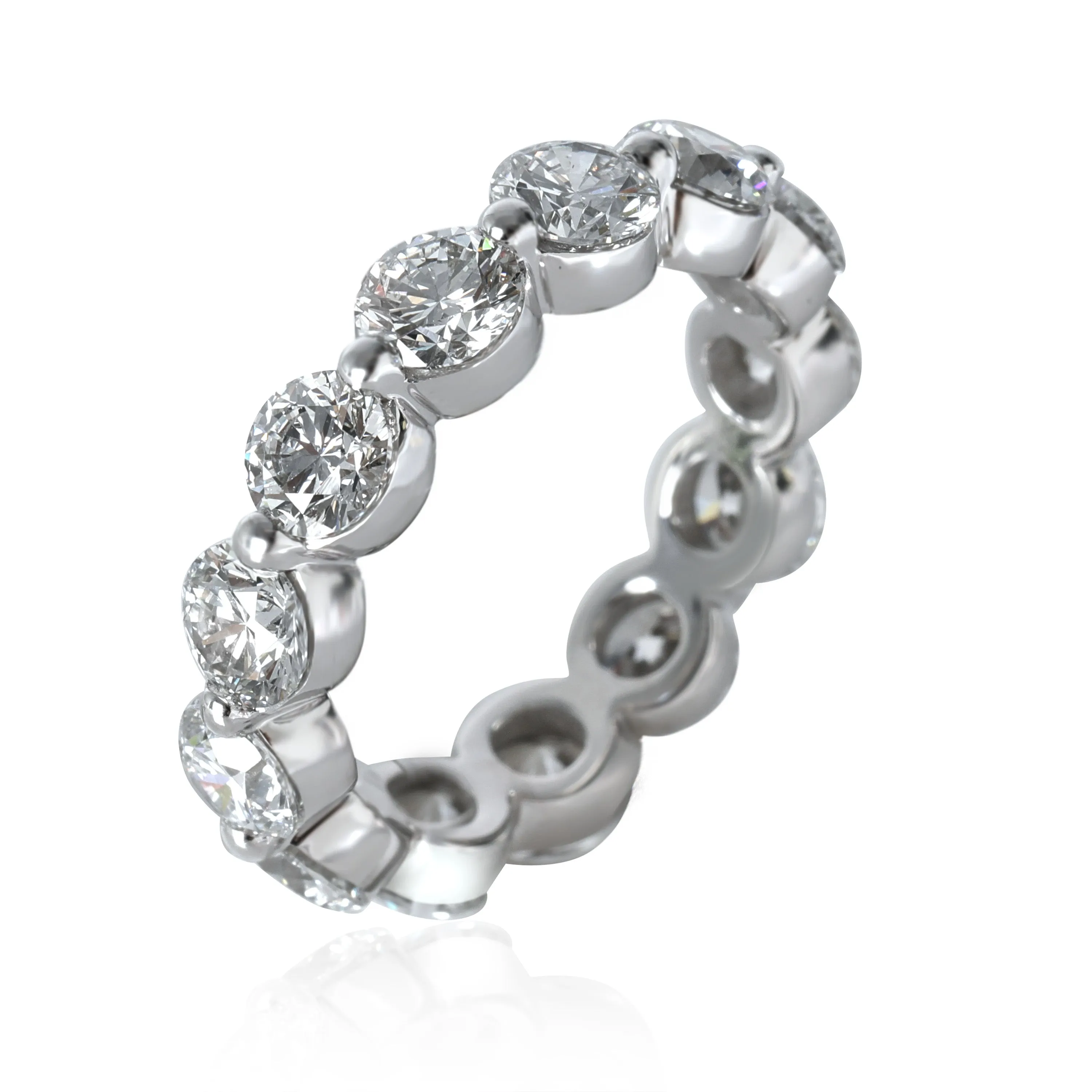 Lab-Grown Diamond Eternity Band in 14K White Gold 5.20 CTW GH VS