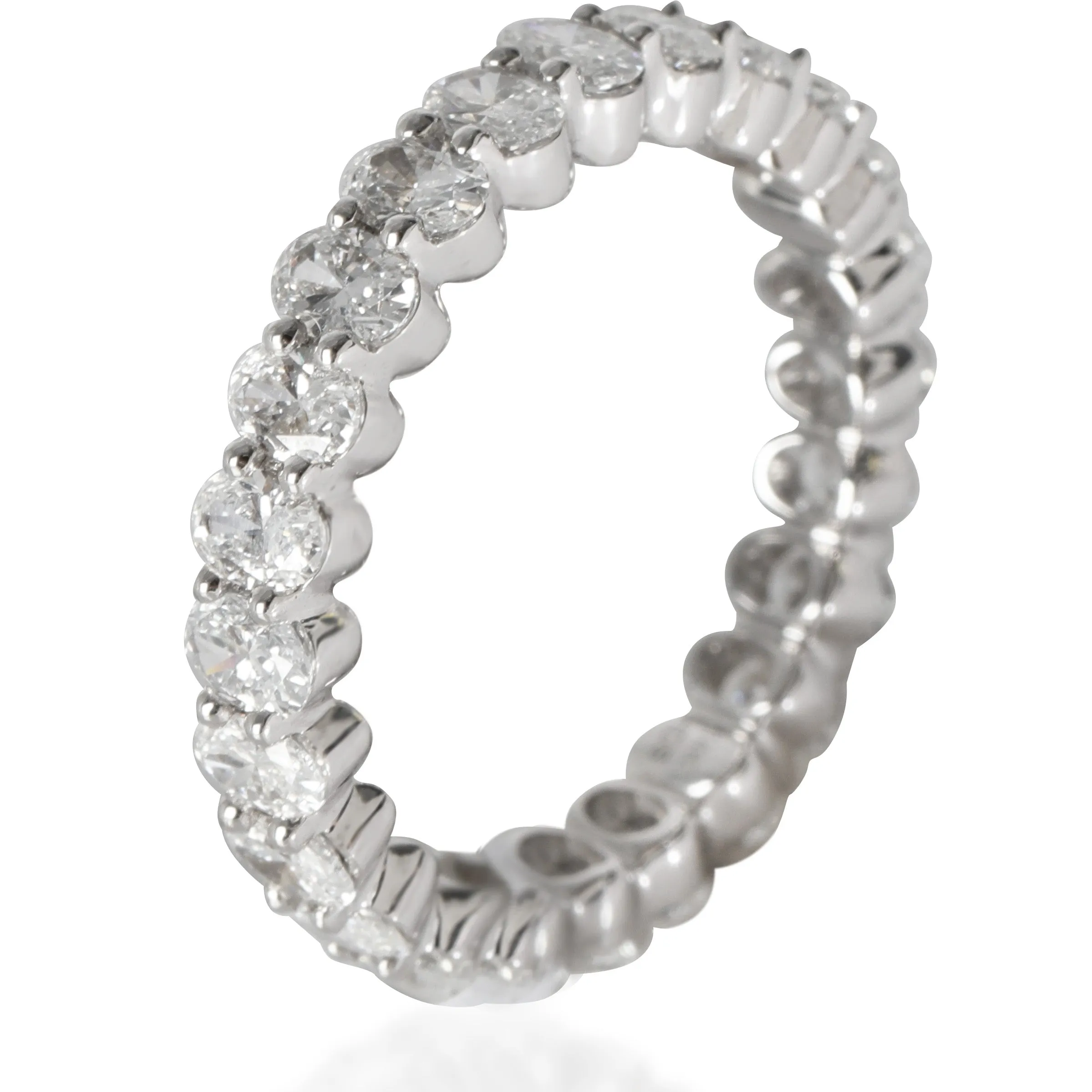 Lab-Grown Diamond Wedding Band in 14K White Gold 2 CTW