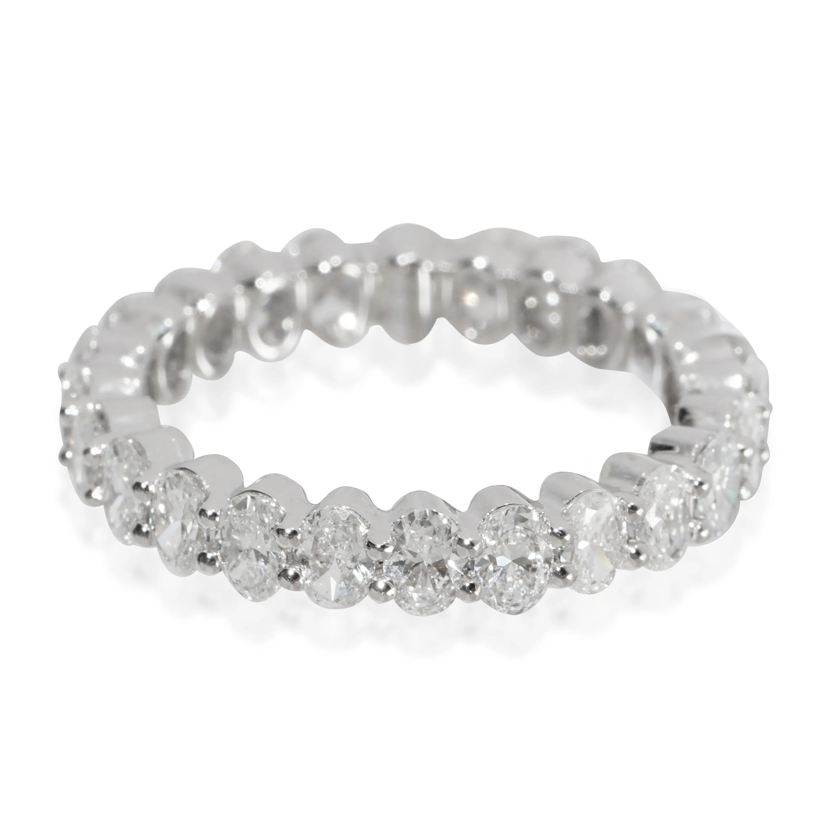 Lab-Grown Diamond Wedding Band in 14K White Gold 2 CTW