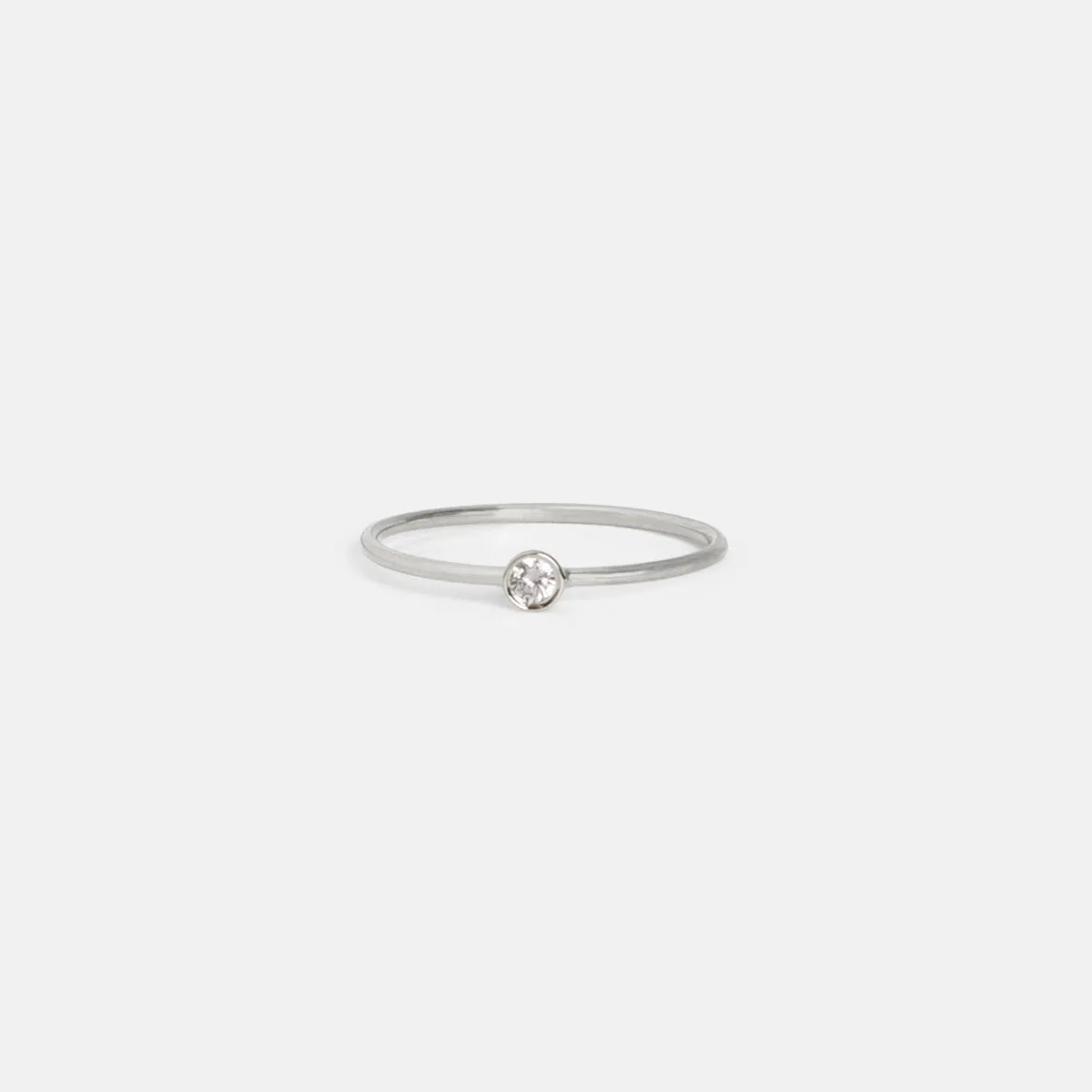 Large Kaya Ring with Aquamarine
