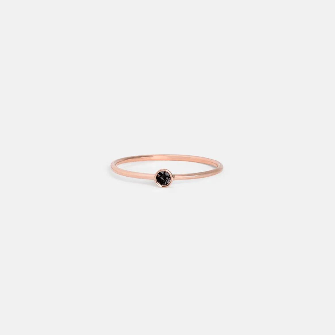 Large Kaya Ring with Aquamarine