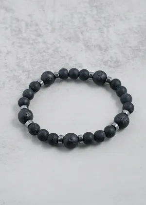 Lava Rock Bead Bracelet