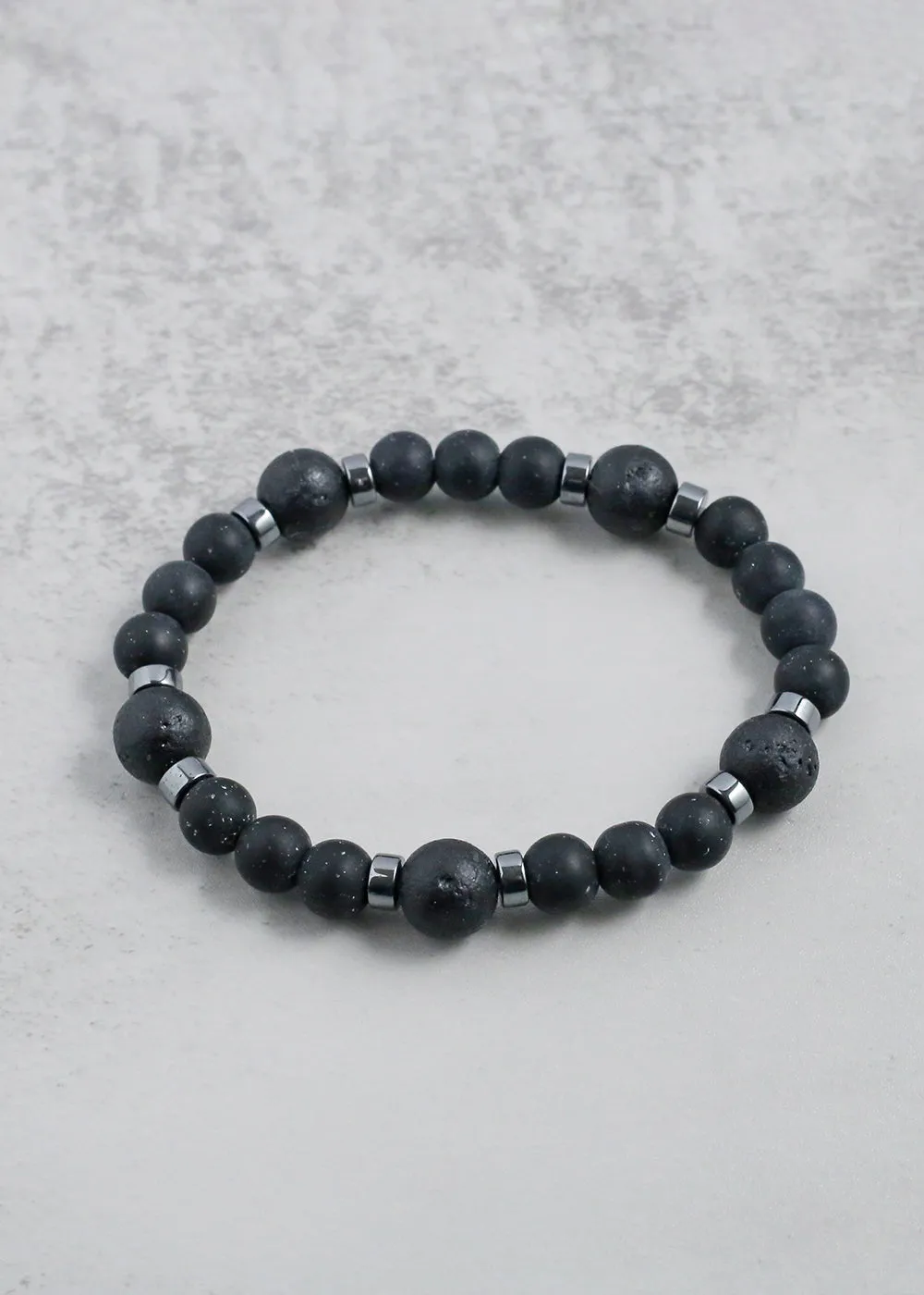 Lava Rock Bead Bracelet