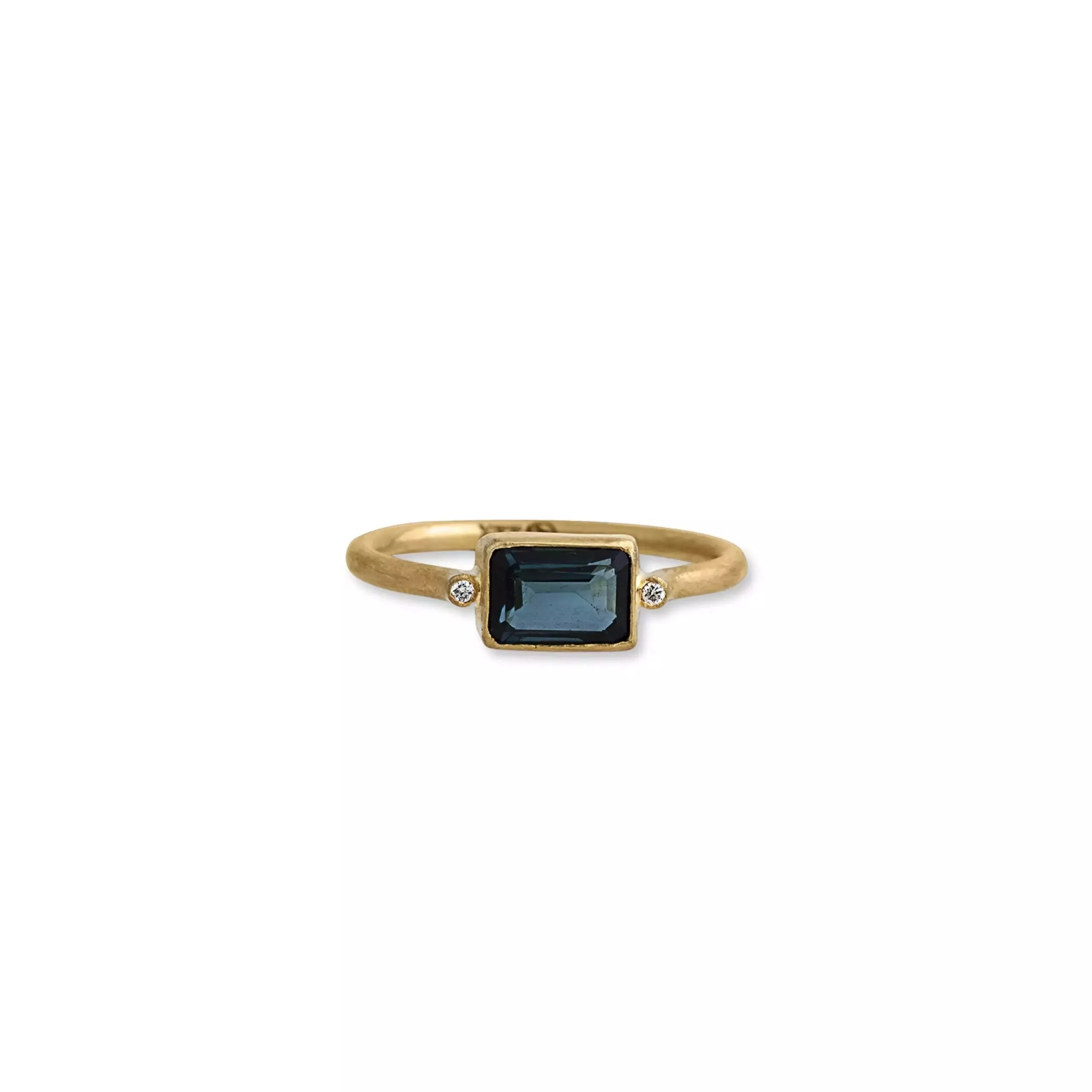 Love Ring Bluish Green Tourmaline