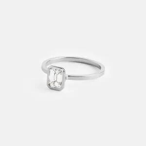 Mana Ring with 0.82ct Natural Diamond in Platinum