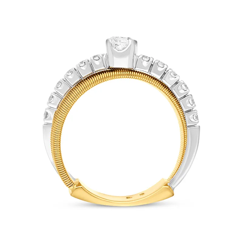 Marco Bicego Masai 18ct Yellow Gold 0.74ct Diamond Ring