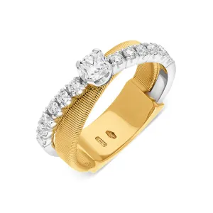 Marco Bicego Masai 18ct Yellow Gold 0.74ct Diamond Ring