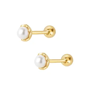 Maya Pearl Stud Earrings