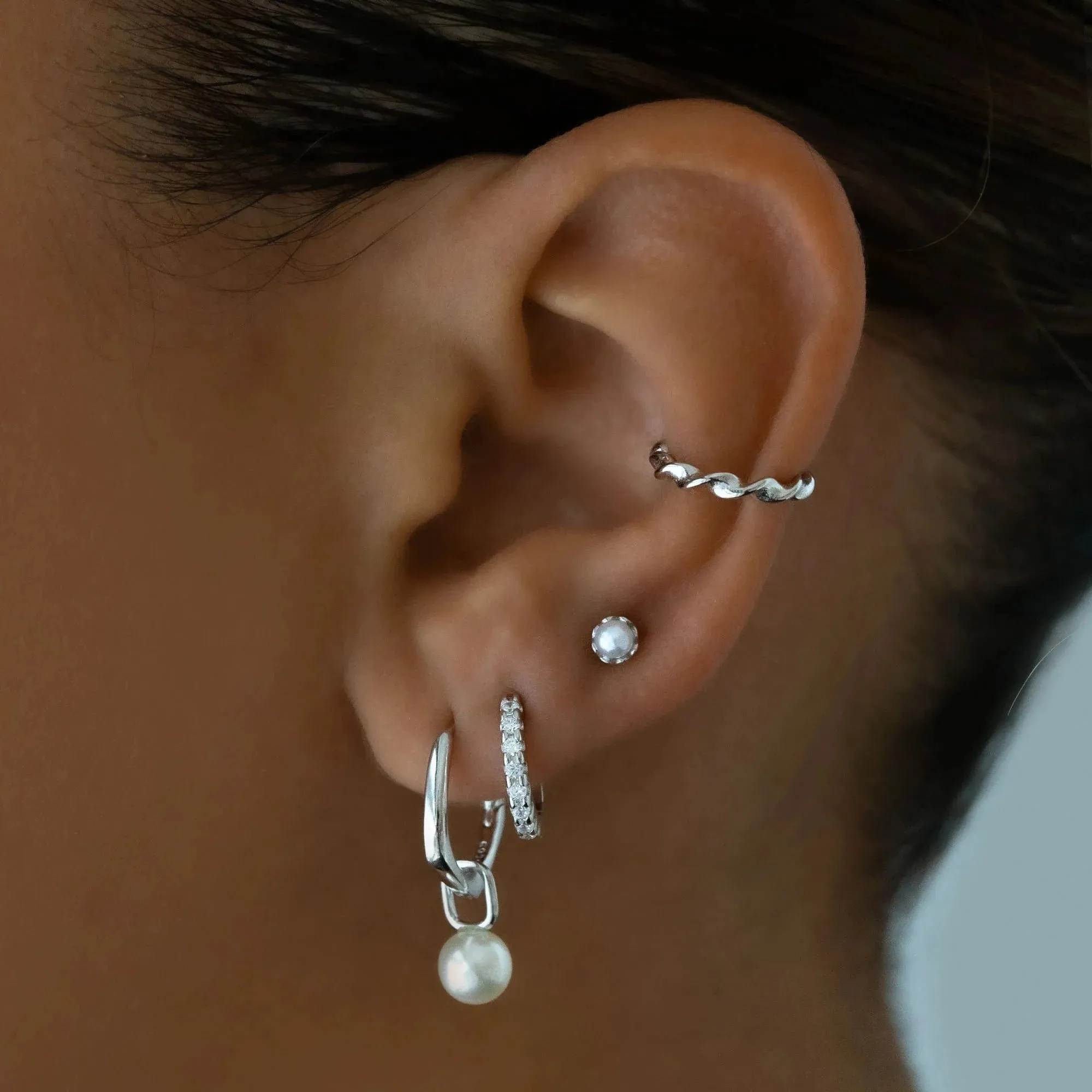 Maya Pearl Stud Earrings