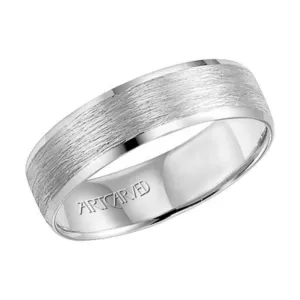 Men's 6mm Flat Bevel Edge Carved Wedding Band?