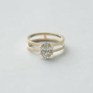 Mes Ring with 1.00ct Lab-grown Diamond in Gold