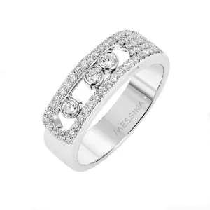 Messika Move Noa Pave 18ct White Gold 0.40ct Diamond Ring