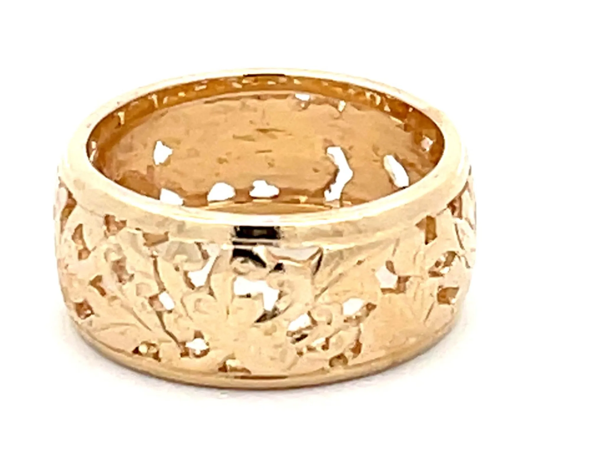 Mings Four Seasons Cutout Ring in 14k Yellow Gold
