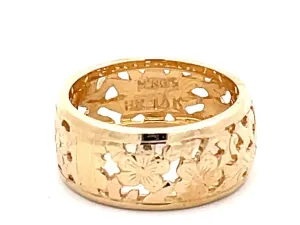 Mings Four Seasons Cutout Ring in 14k Yellow Gold