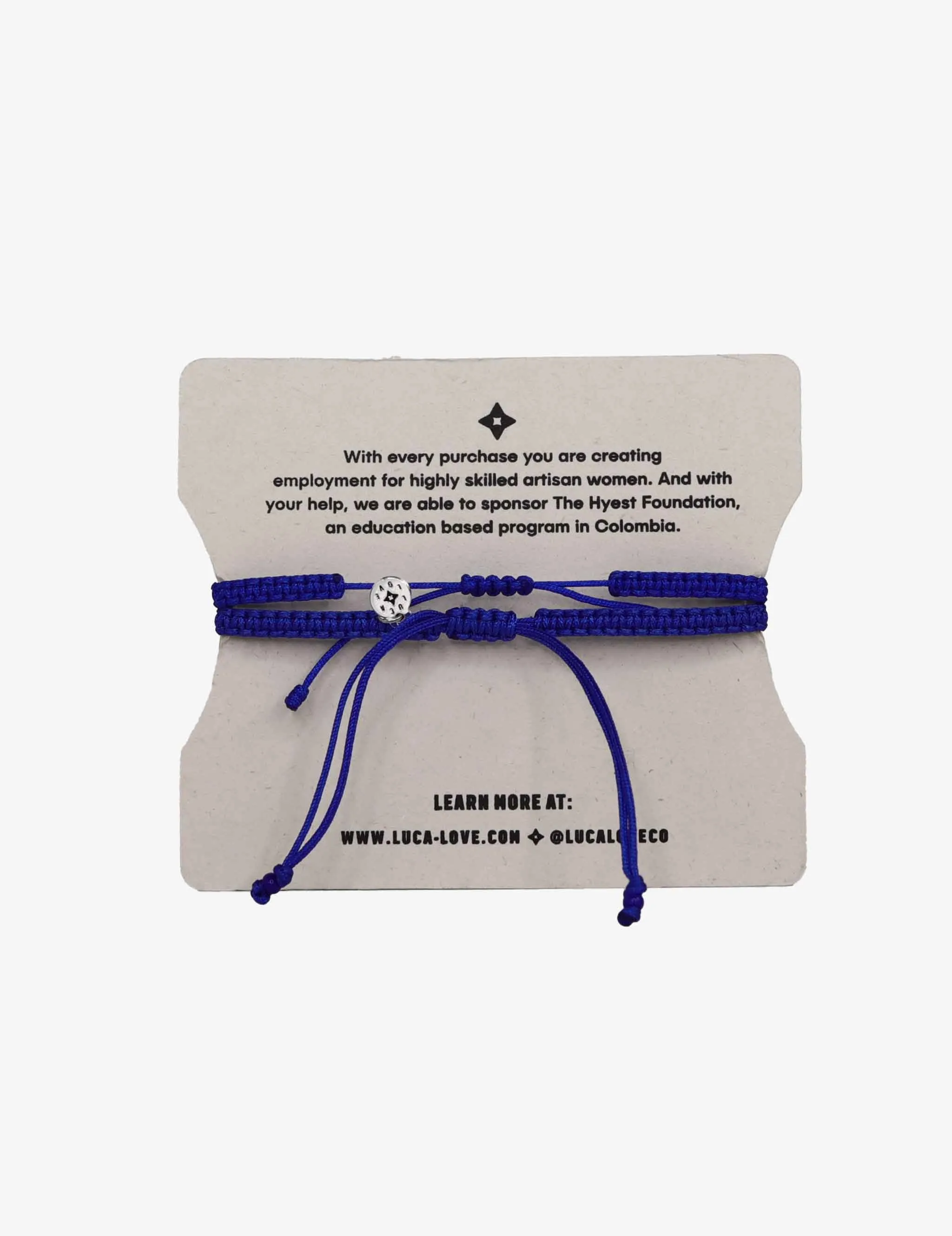 Mini & Me: Blue Eye Threaded Matching Set