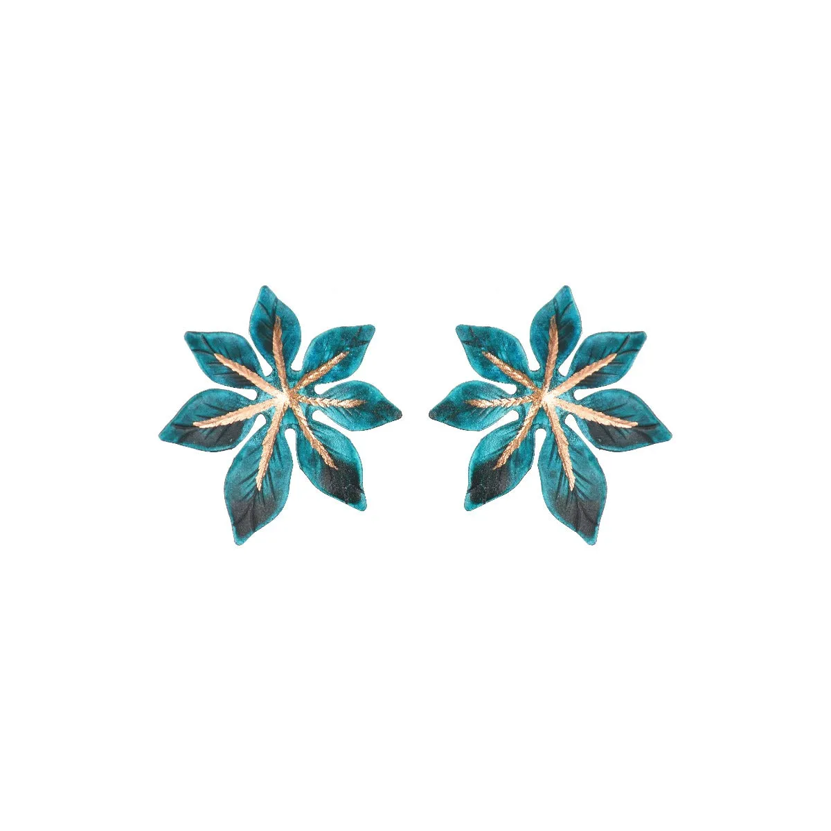 Mini Teal Laila Earrings