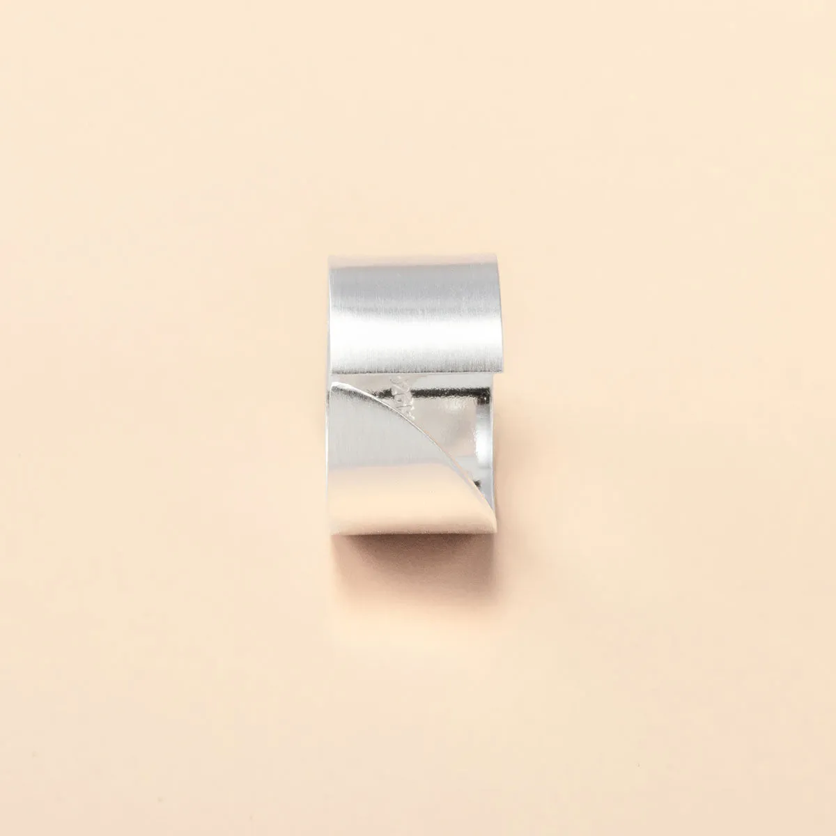 Minimalistic Design Silver Ring