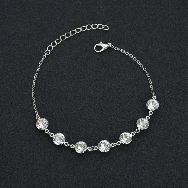 MissCyCy Boho Style Star Anklet Fashion Multilayer Foot Chain 2018 New Ankle Bracelet for Women Beach Accessories Gift