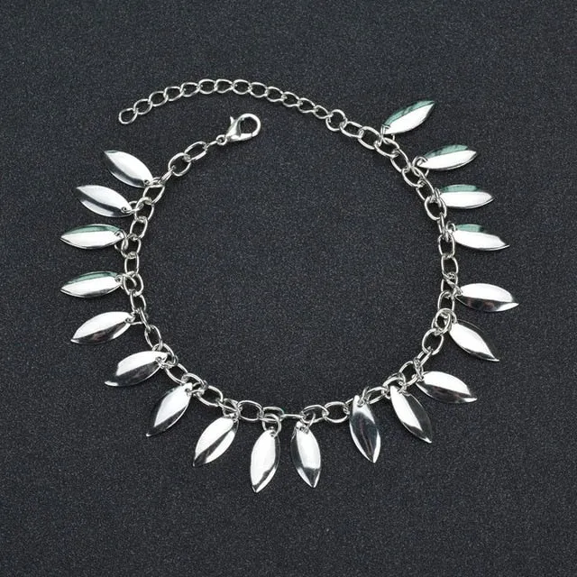MissCyCy Boho Style Star Anklet Fashion Multilayer Foot Chain 2018 New Ankle Bracelet for Women Beach Accessories Gift