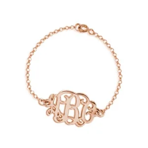 Monogram Anklet