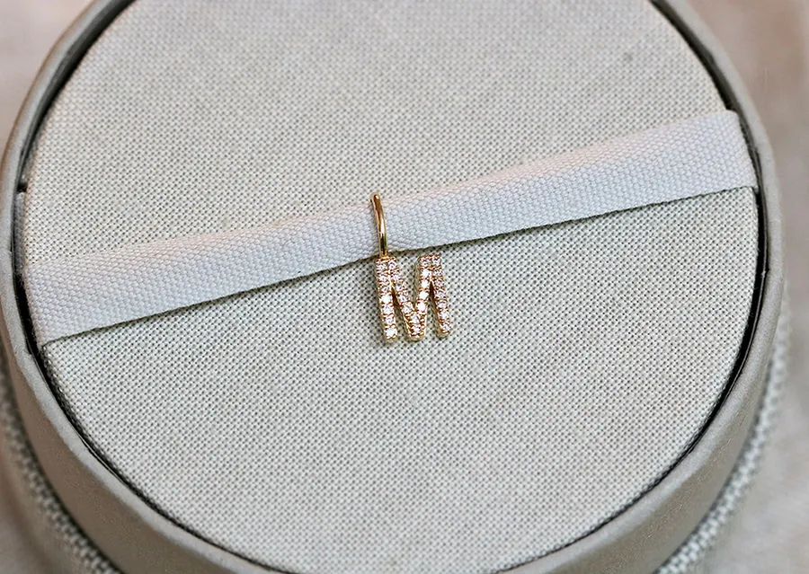 My M 18K Whitegold Pendant w. Diamonds