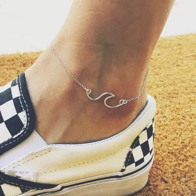 New Anklets for Women Shell Foot Jewelry Summer Beach Barefoot Bracelet Ankle on Leg Female Ankle Strap Bohemian Accessories