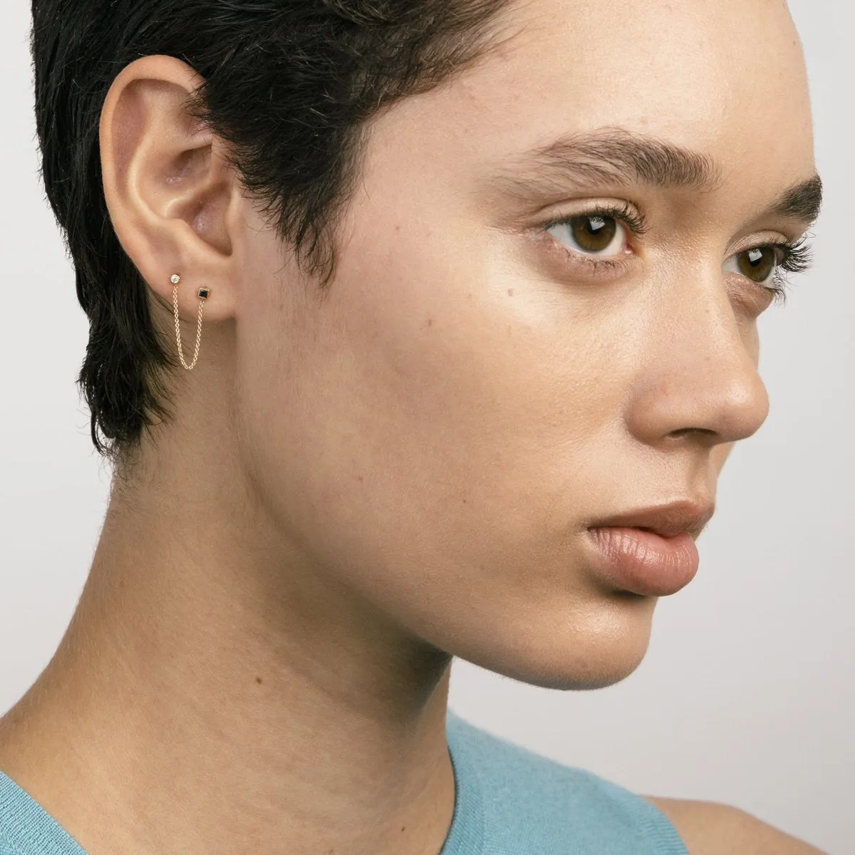 Noma Earring with Emerald