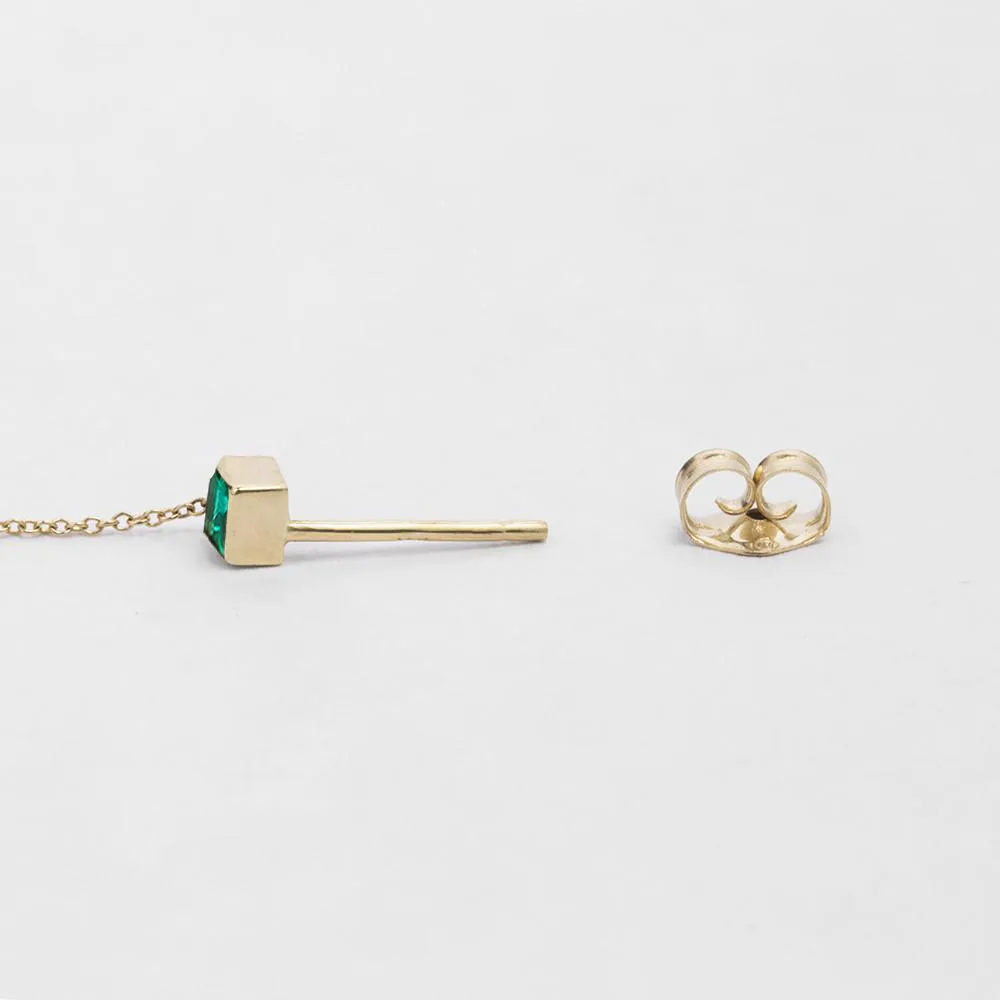 Noma Earring with Emerald
