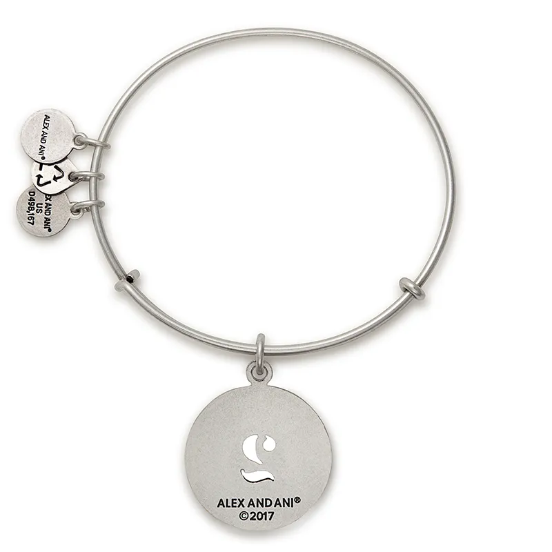 Number 2 Charm Bangle Bracelet