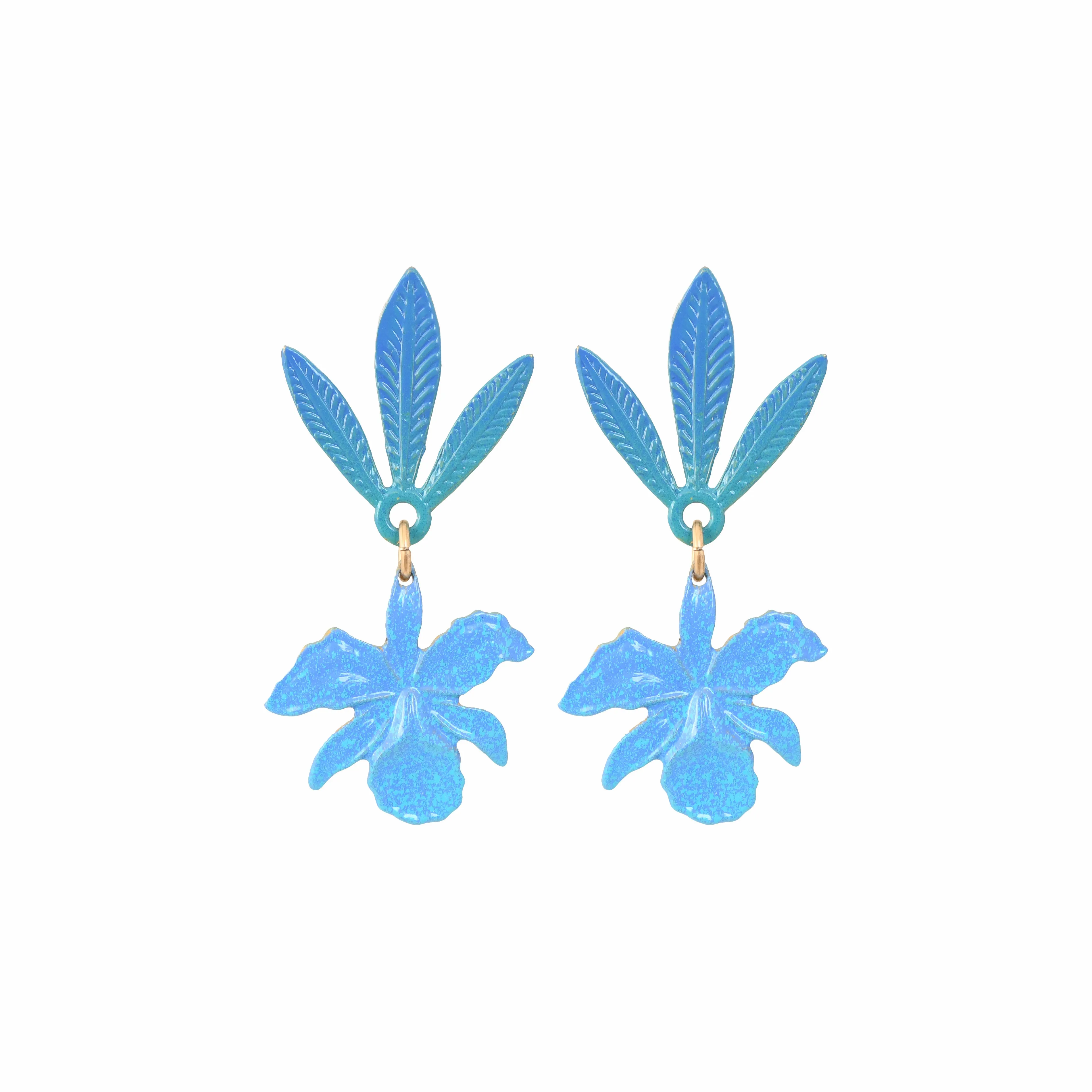 Ocean Orchid Earrings