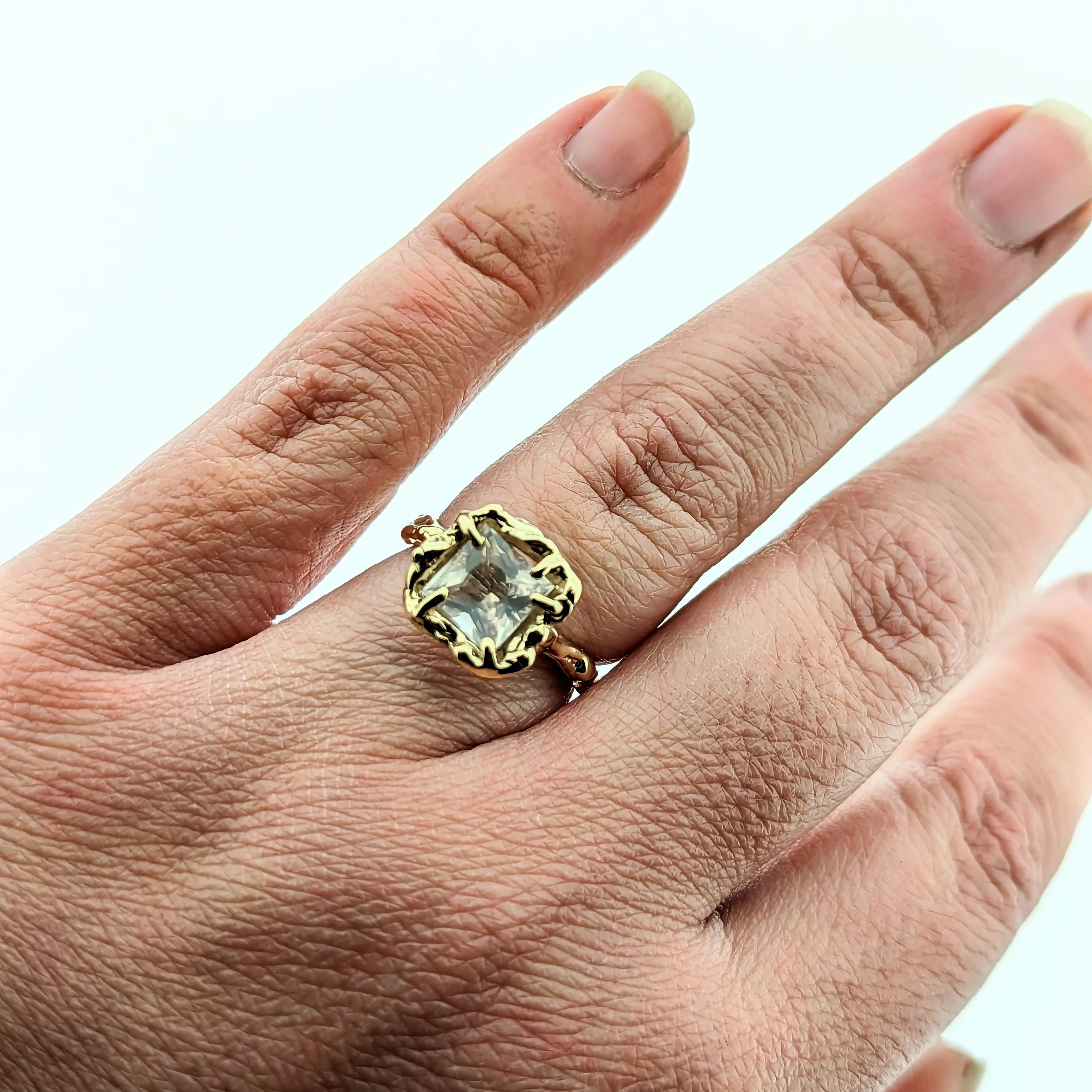 OCTAVIA Rose Quartz Ring