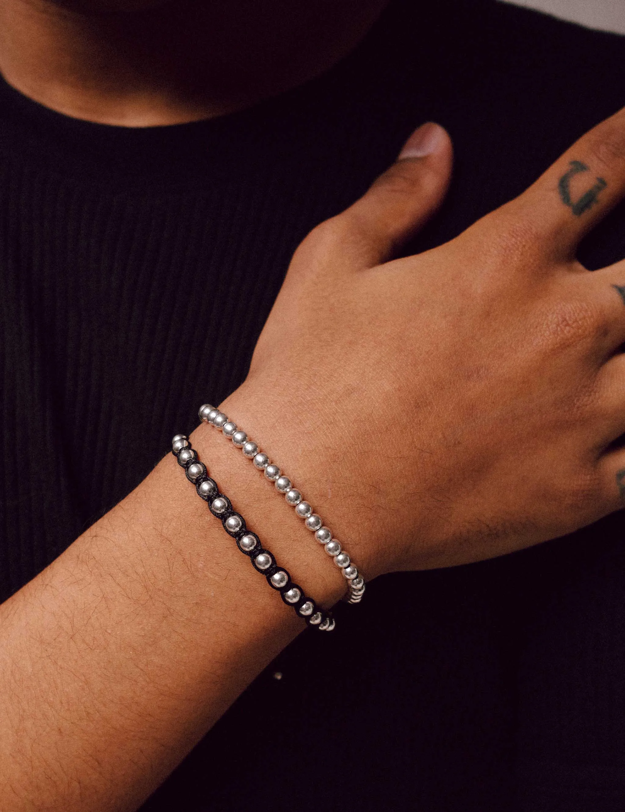Paloma Silver in Black