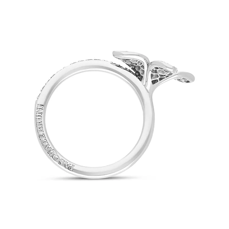 Pasquale Bruni Petit Garden 18ct White Gold 0.49ct Diamond Flower Ring