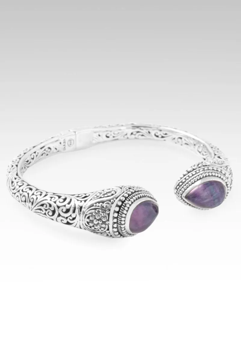 Peace in Storms Tip-to-Tip Bracelet? in Rainbow Fluorite
