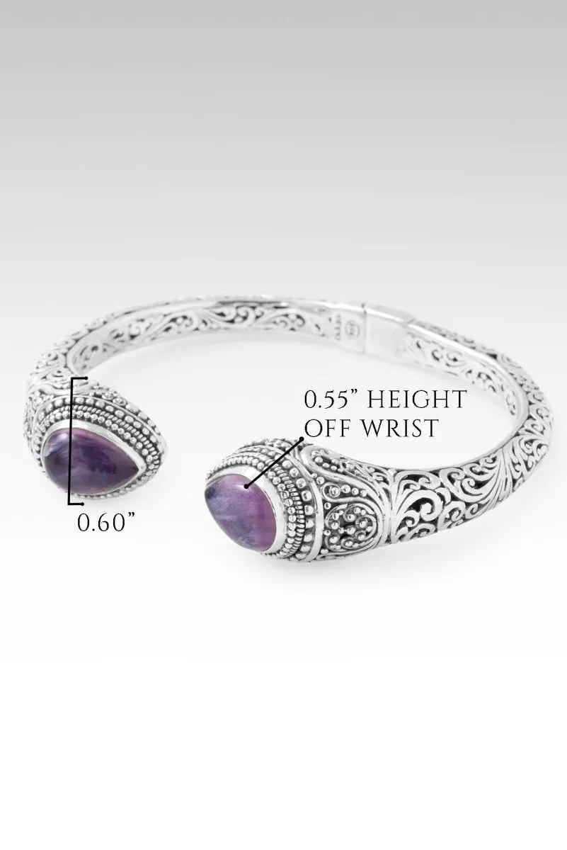 Peace in Storms Tip-to-Tip Bracelet? in Rainbow Fluorite
