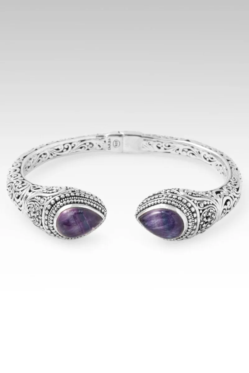 Peace in Storms Tip-to-Tip Bracelet? in Rainbow Fluorite