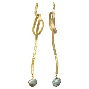 Pearl Knot Earrings