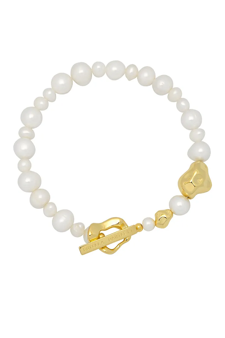 Pearl T-Bar Bracelet