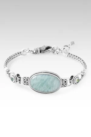 Persist and Prevail Bracelet? in Mint Amazonite & Bali Crush? Mystic Topaz