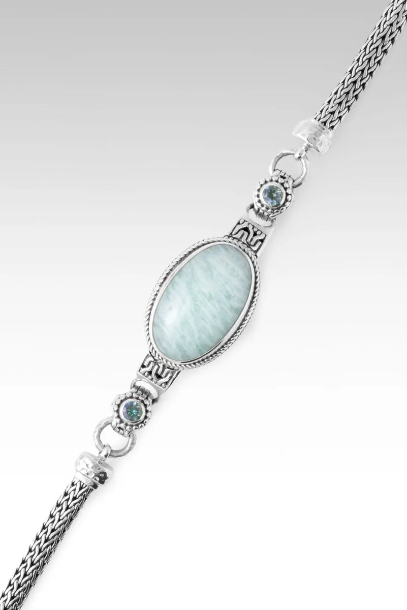 Persist and Prevail Bracelet? in Mint Amazonite & Bali Crush? Mystic Topaz