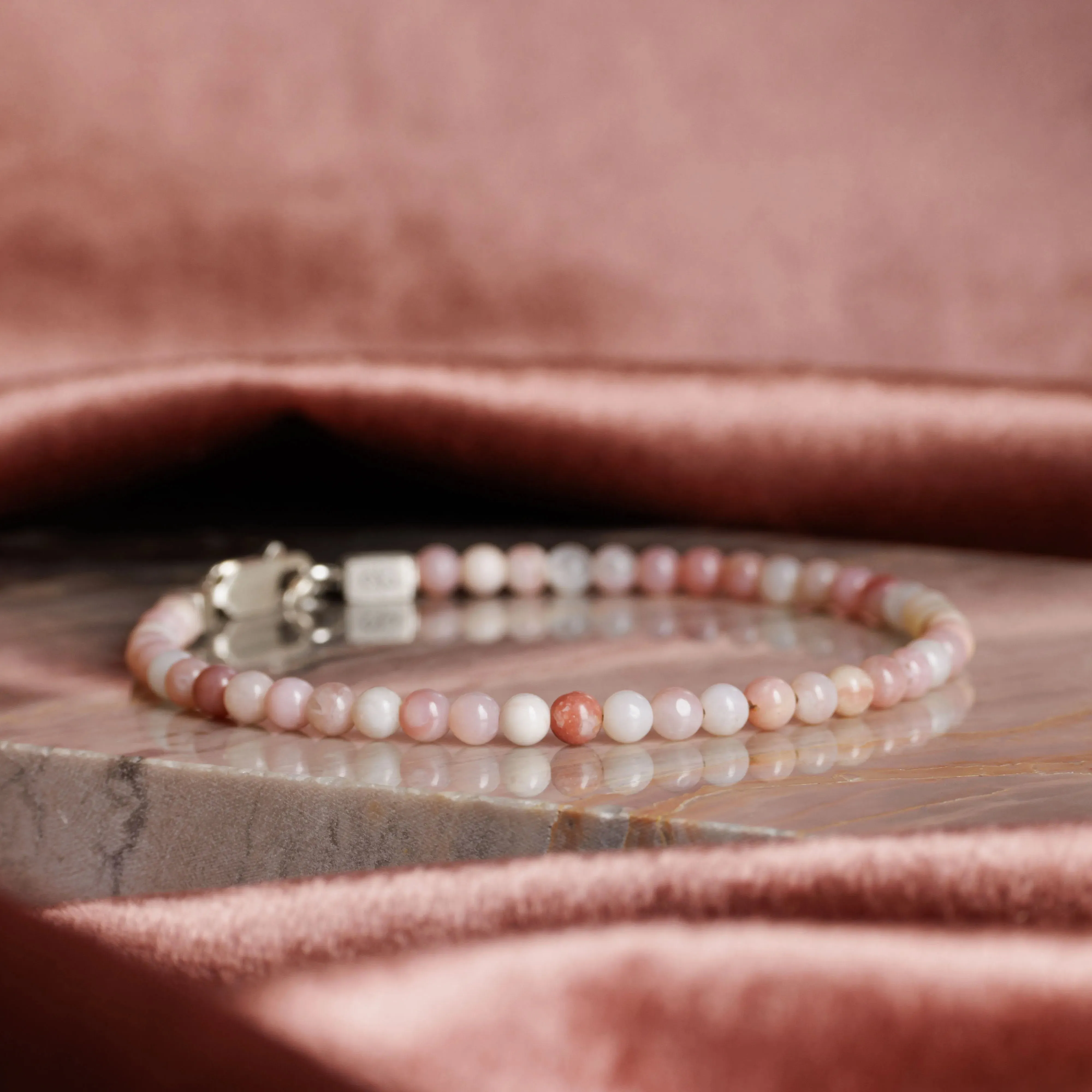 Pink Opal Bracelet II (4mm)