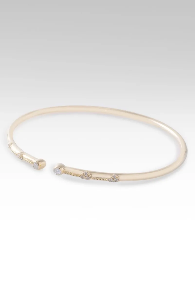 Rejoice in Gratitude Tip-to-Tip Bracelet? in White Zircon