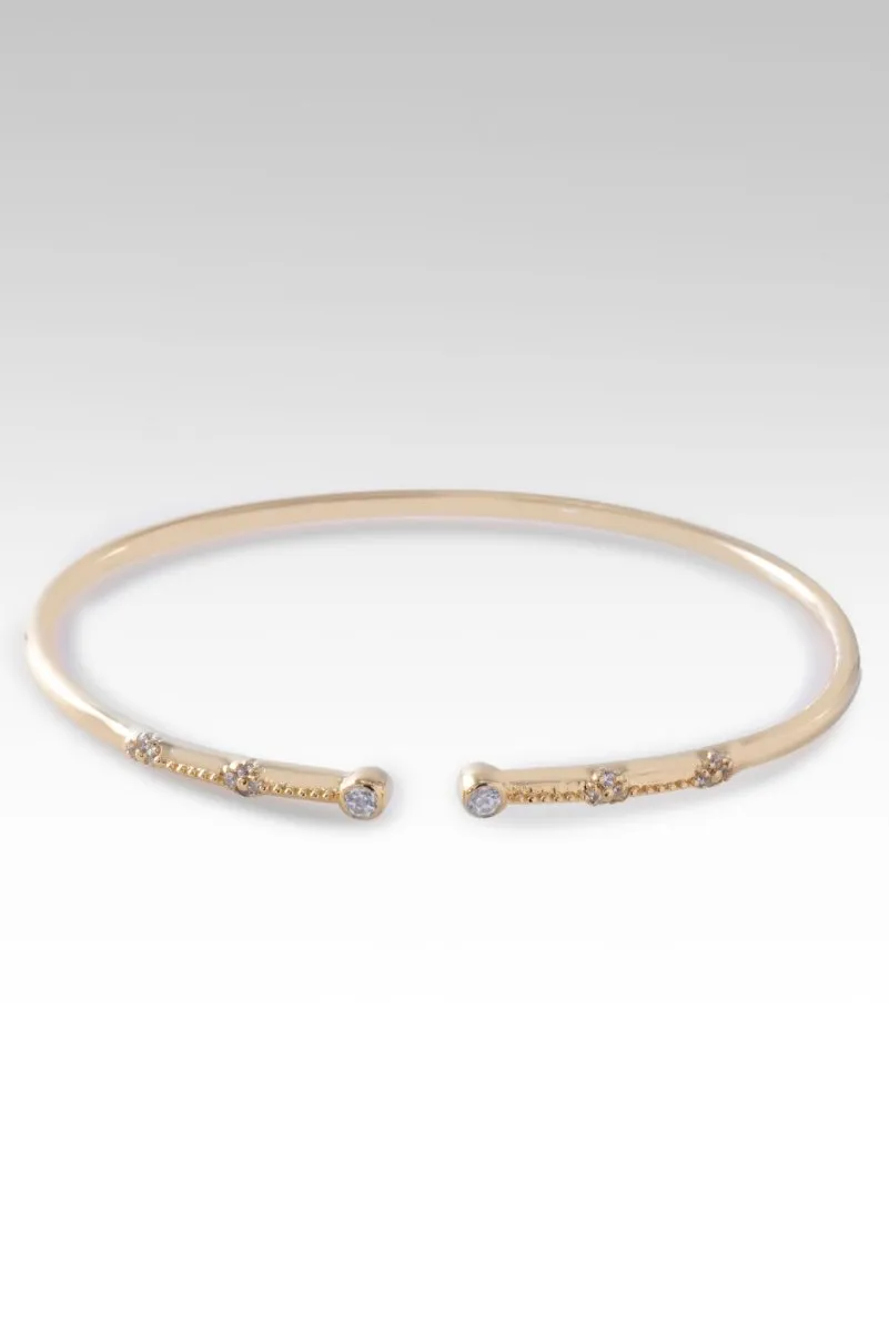 Rejoice in Gratitude Tip-to-Tip Bracelet? in White Zircon