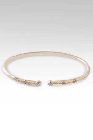 Rejoice in Gratitude Tip-to-Tip Bracelet? in White Zircon
