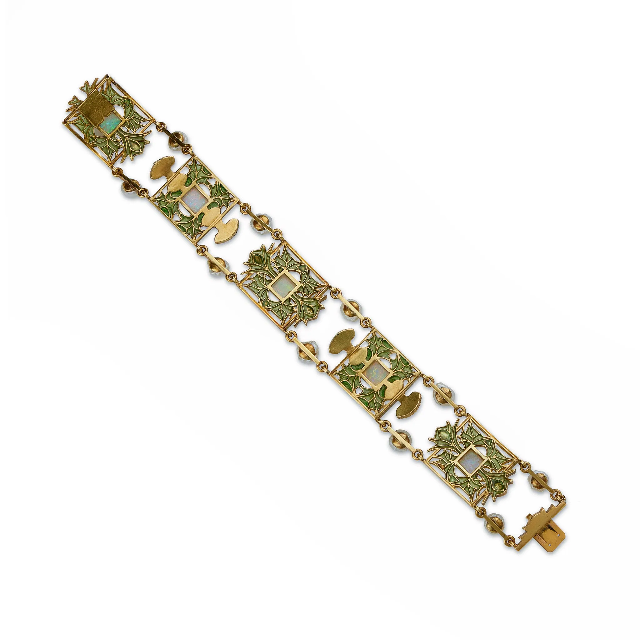 Ren?? Lalique "Thistle of Lorraine" Bracelet