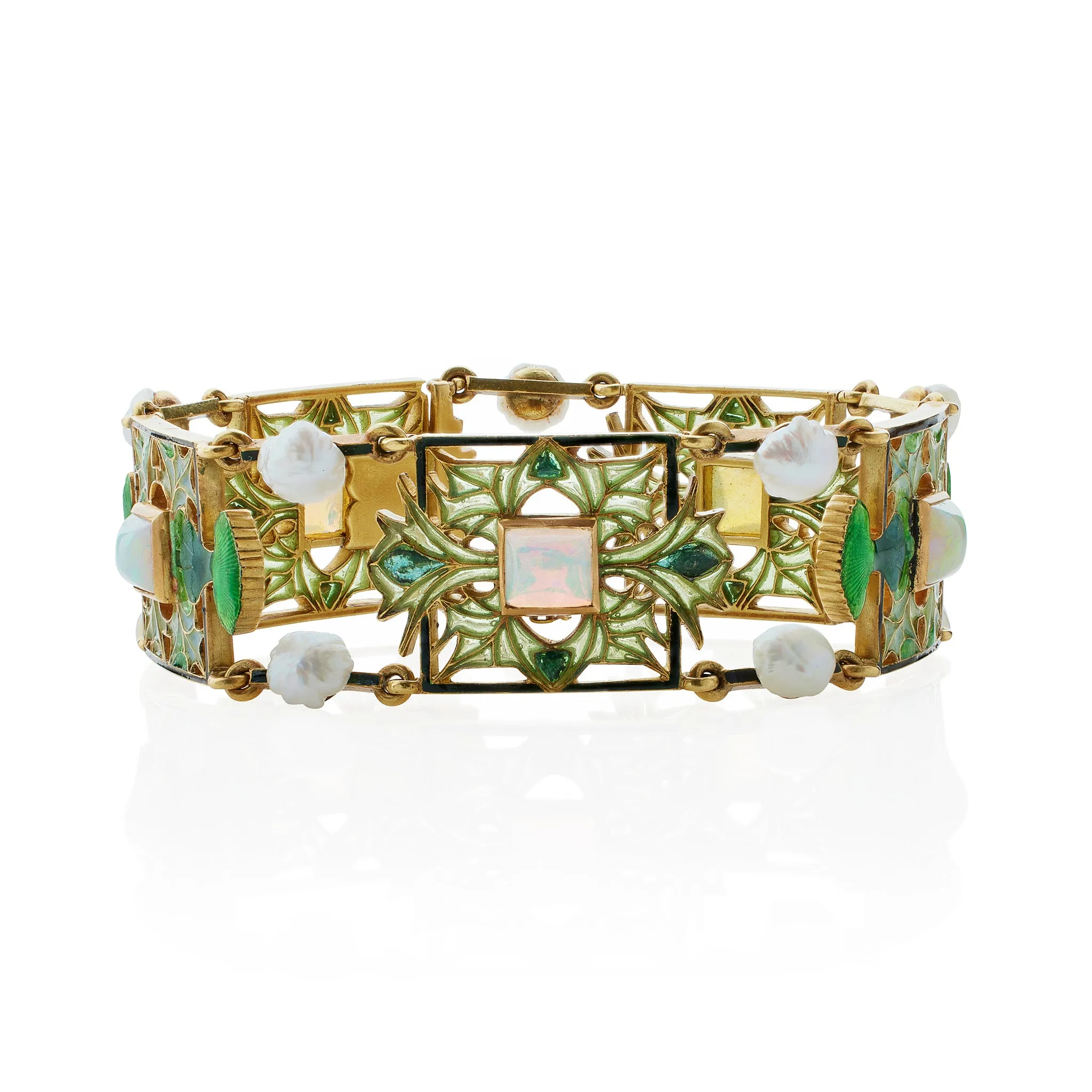 Ren?? Lalique "Thistle of Lorraine" Bracelet