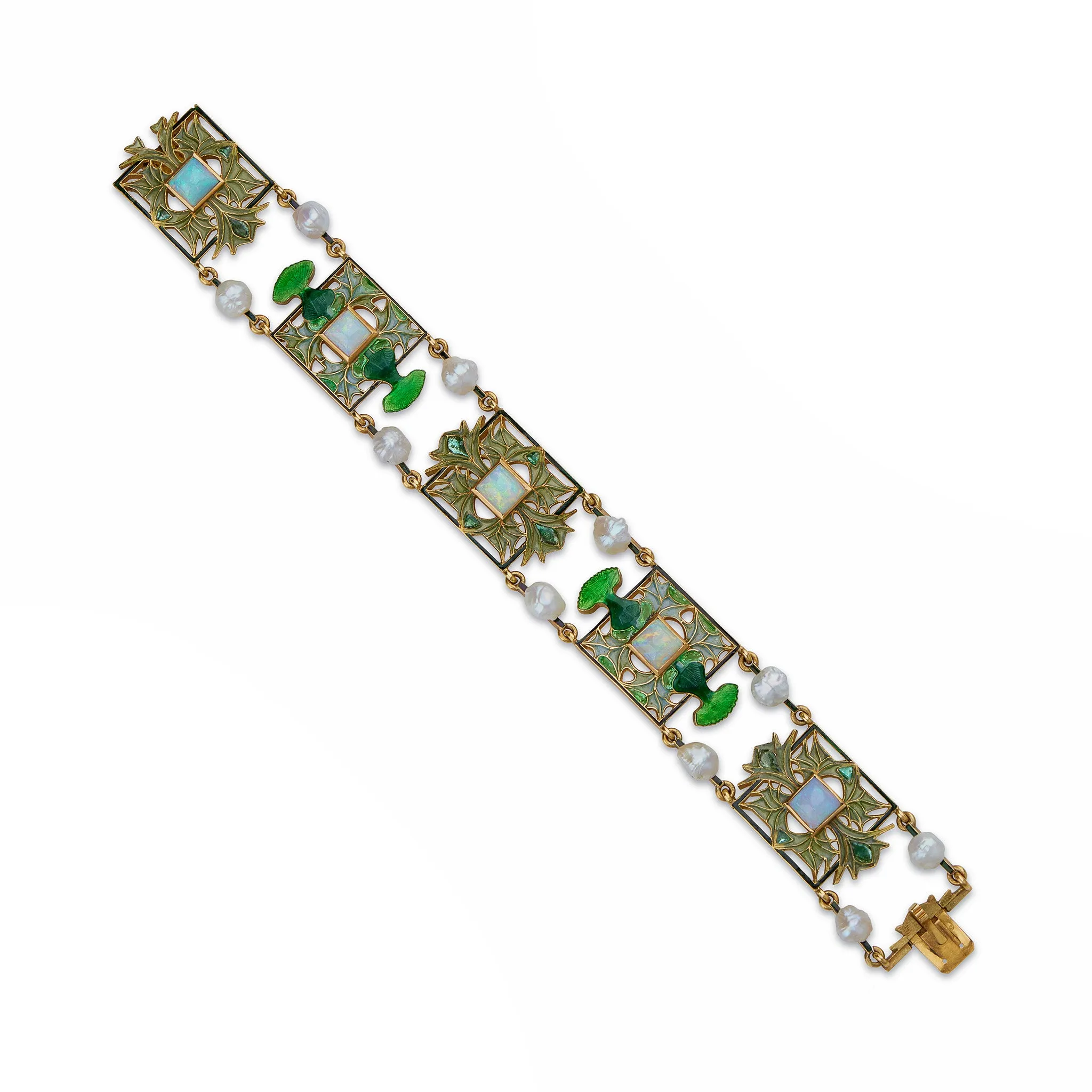 Ren?? Lalique "Thistle of Lorraine" Bracelet