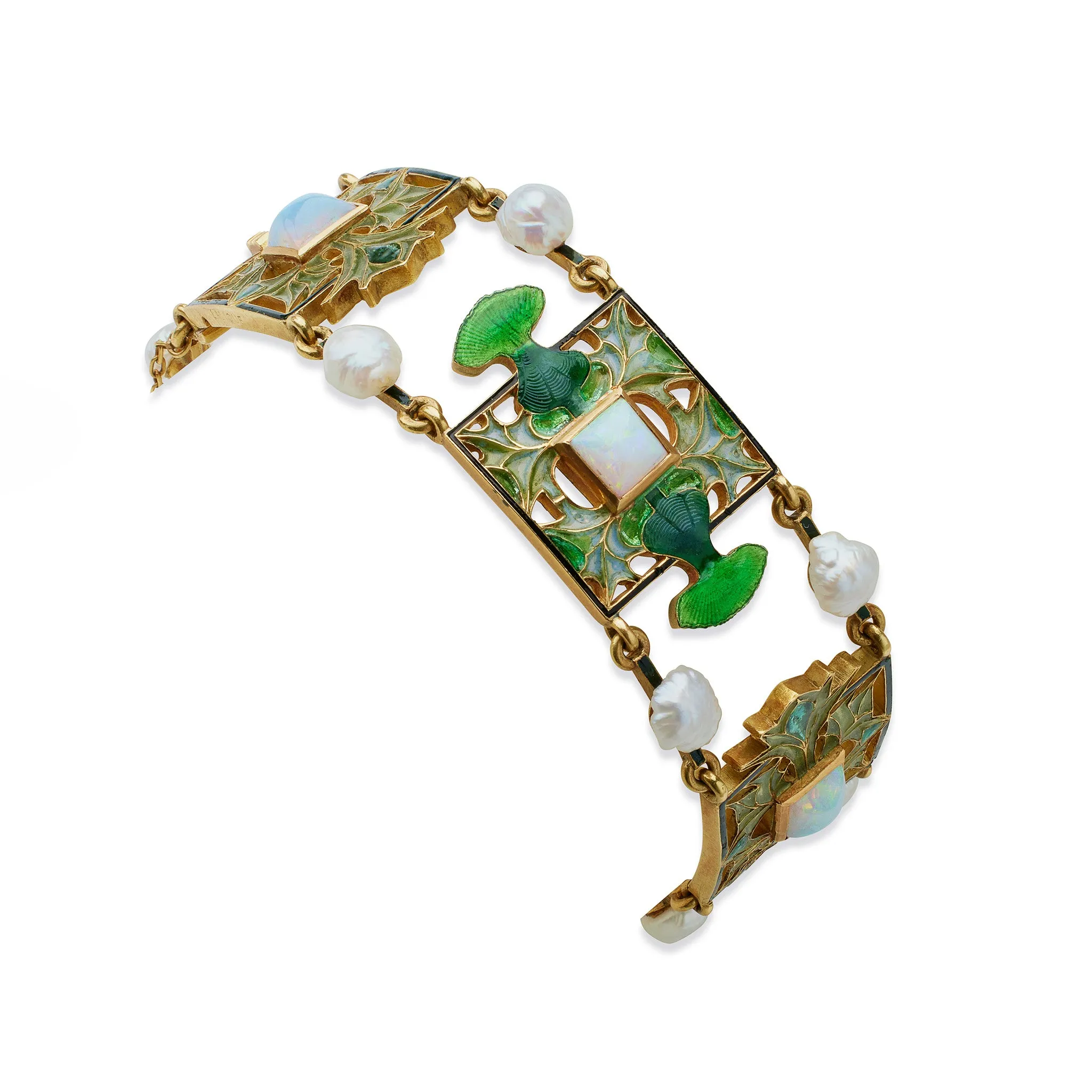 Ren?? Lalique "Thistle of Lorraine" Bracelet
